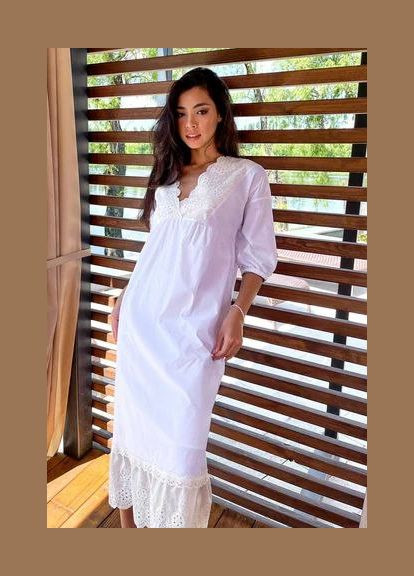 Белое повседневный, кэжуал платье Seventeen