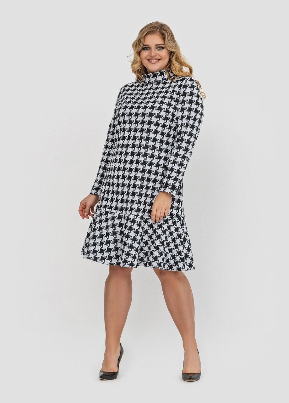 Білий вечірня сукня ніно чорно-біла 0351 Vlavi