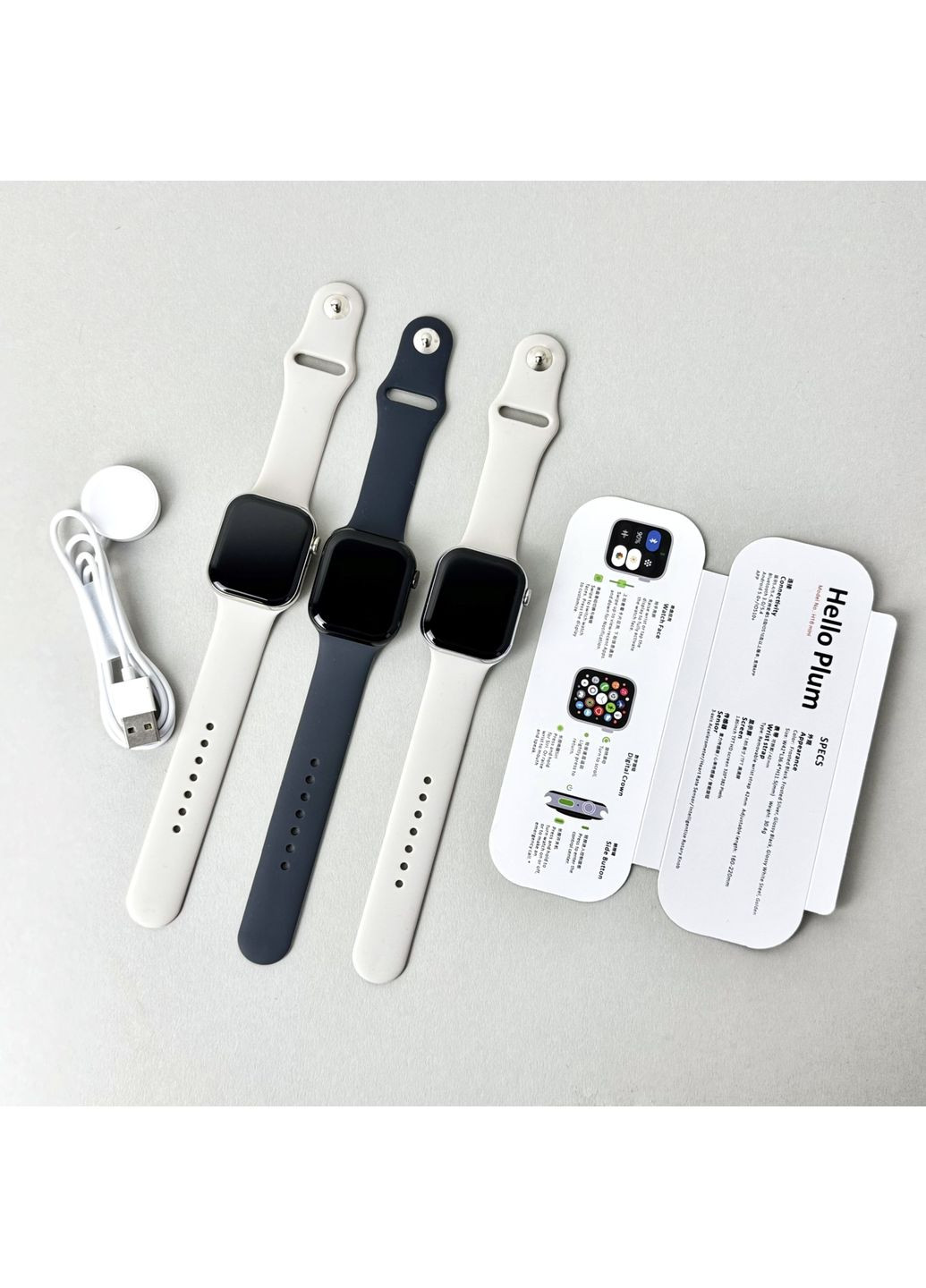 Розумний годинник Smart H16 Mini 42mm Чорний смарт-браслет для здоров'я та фітнесу трекер активності Smart Watch Watch 42 mm (372460015)