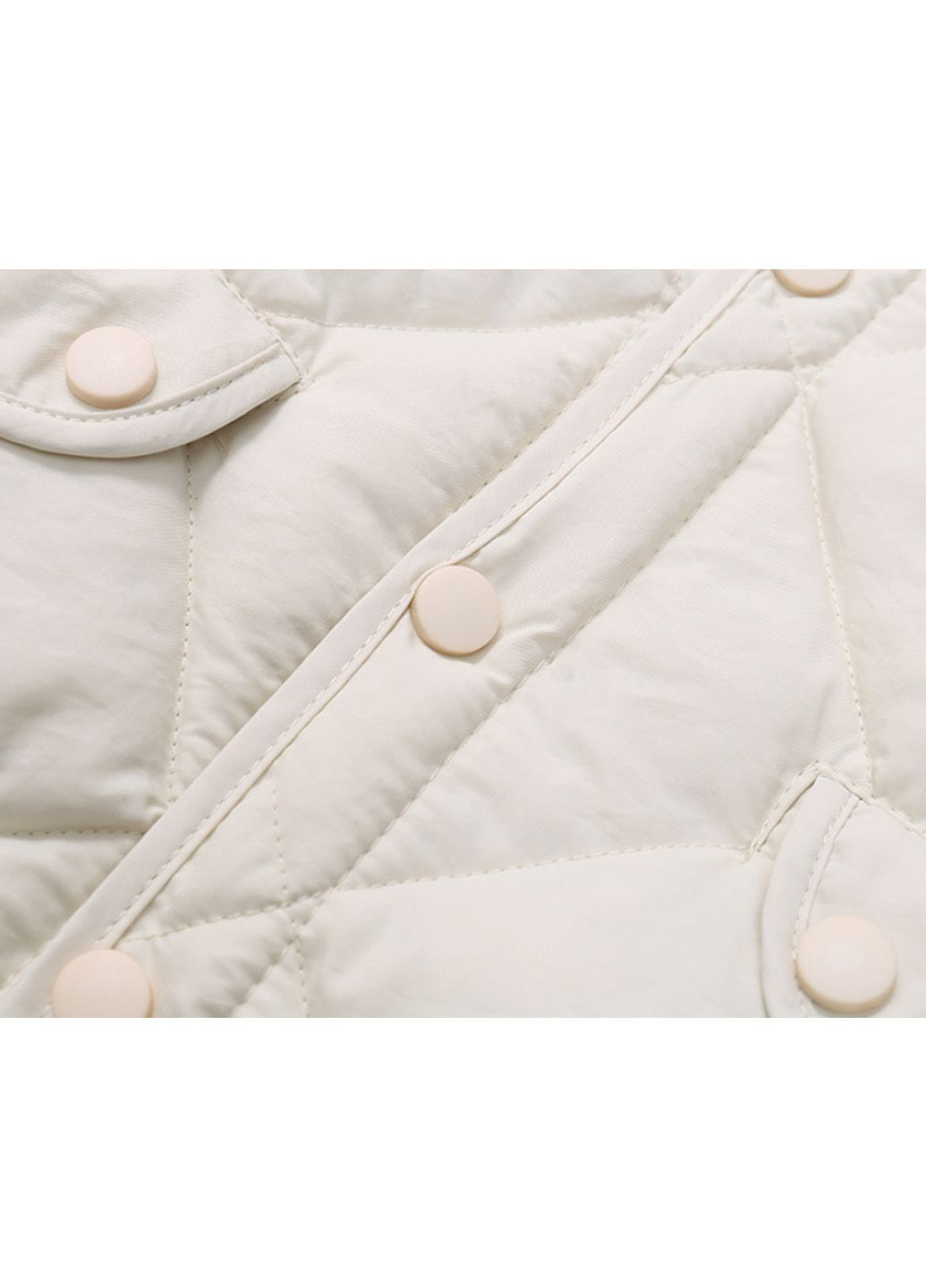 Молочна демісезонна куртка No Brand