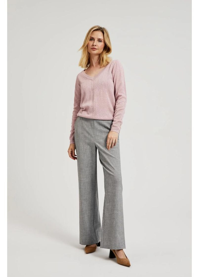 Рожевий зимовий светр Moodo