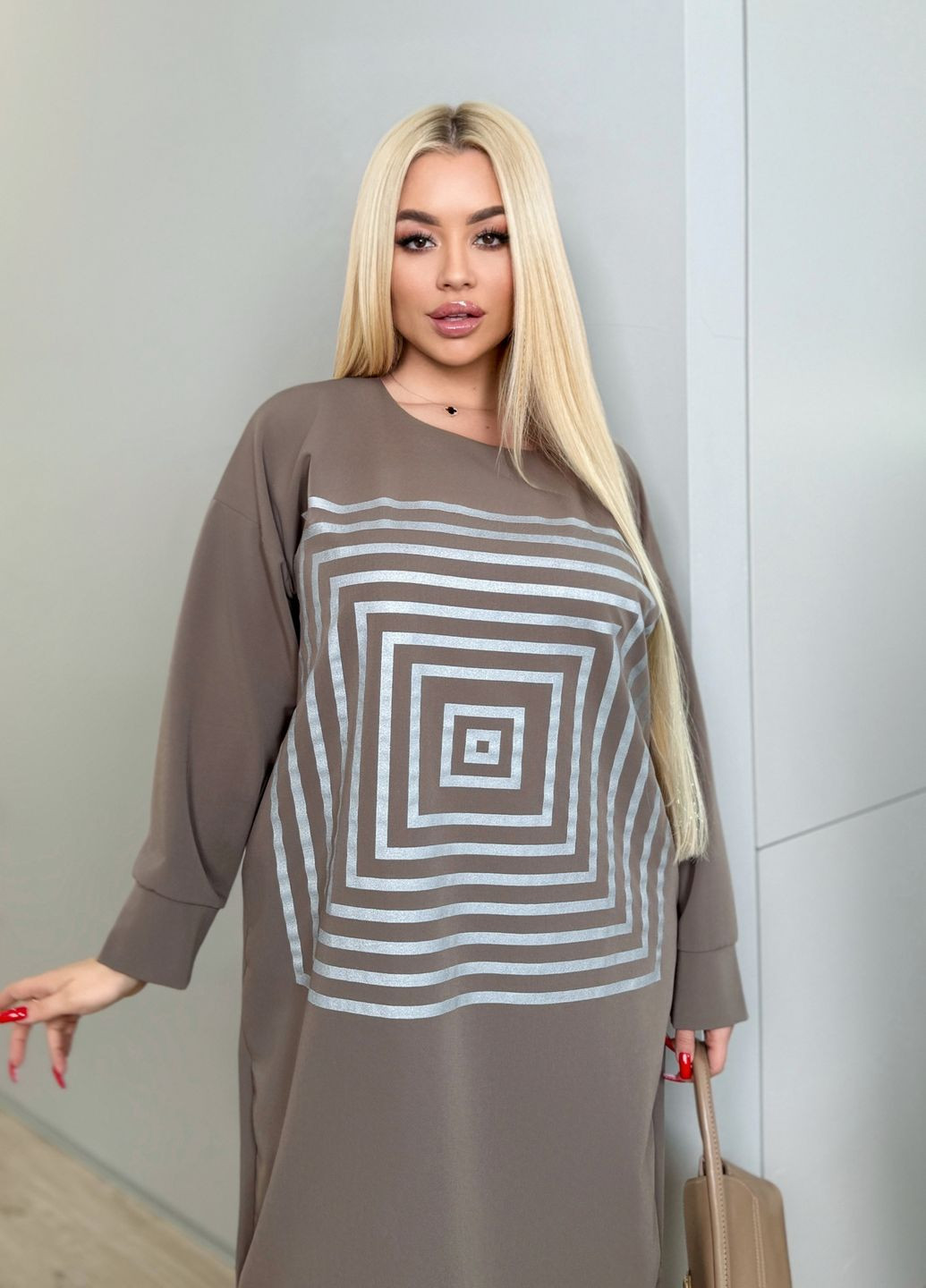 Платье-туника макси длины No Brand (317843331)