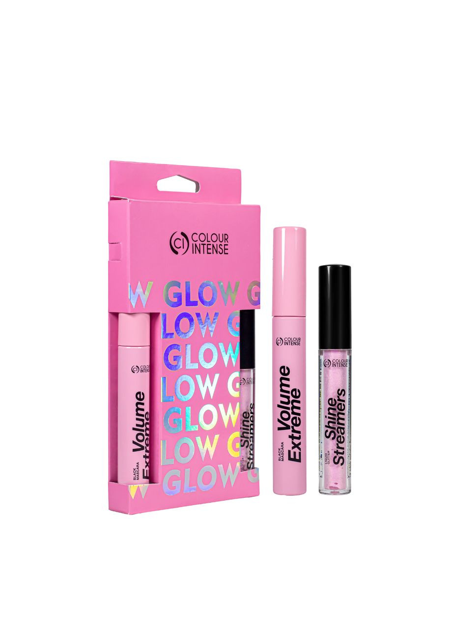 Набор косметики для макияжа Glow Set тушь для ресниц и глитер Colour Intense (302721915)