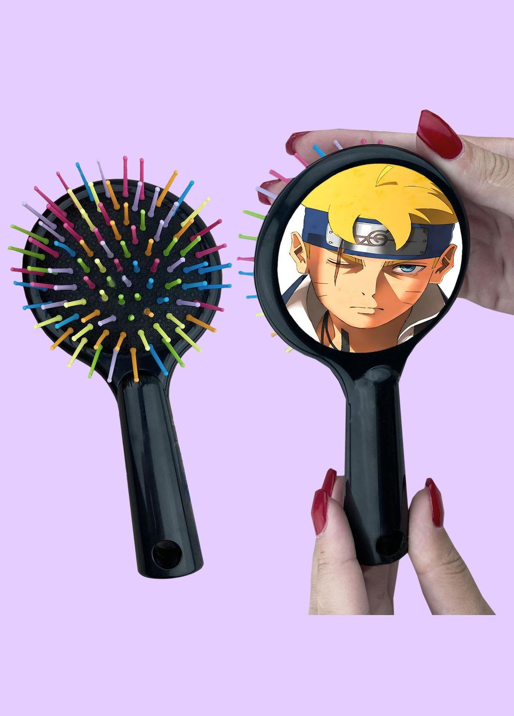Расческа для волос Аниме Боруто #0003 черный No Brand (315043286)