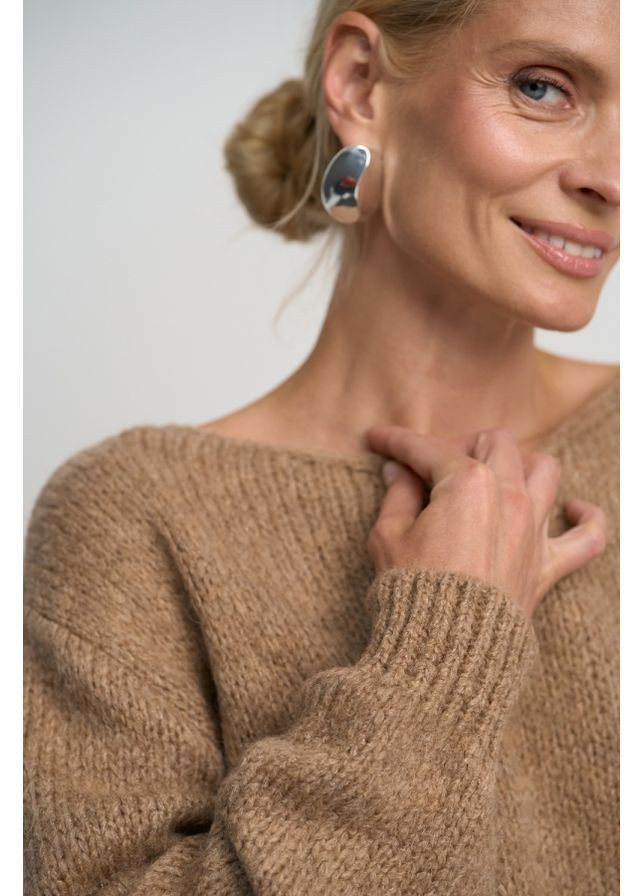 Бежевый джемпер 2879 серый Triko Bakh