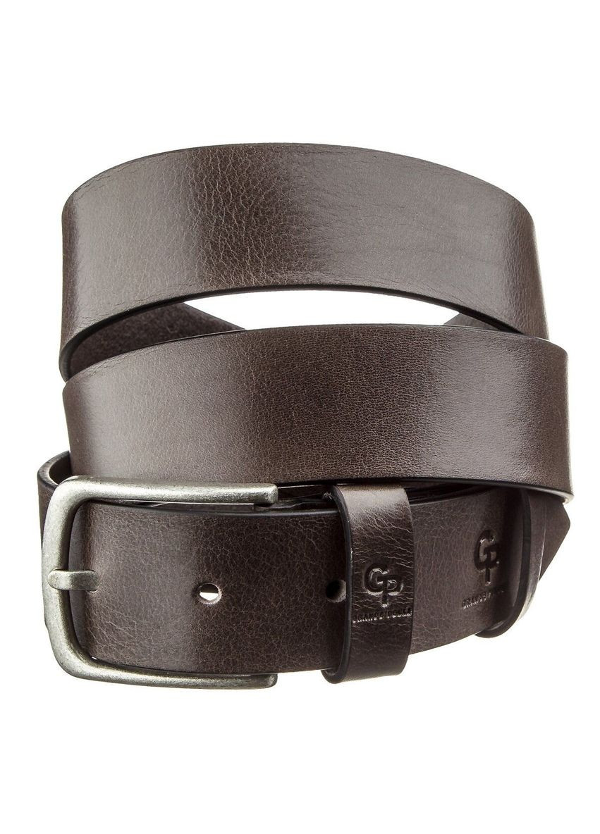 Ремень мужской с круглой пряжкой Grande Pelle капучино (sku_11271) No Brand (327819662)