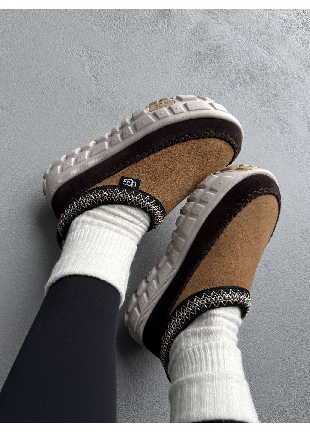 Кроссовки женские UGG Venture Daze Chestnat | Угі Венче Дейз коричневые демисезоны (372642828)