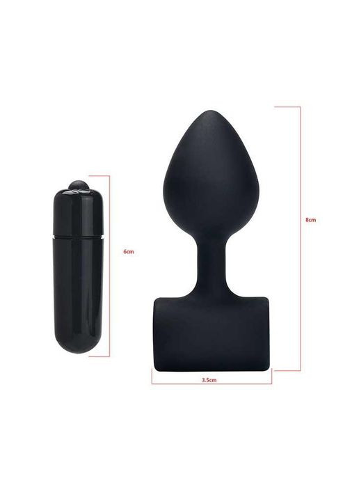 Анальна пробка Petite Sensations 10 режимів вібрації 8*3 см - Анальні іграшки Rocks Off (354825607)