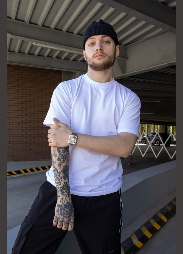 Белая мужская футболка - demo, белый Reload