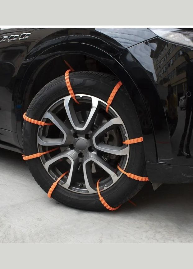 Антибуксовочные хомуты зимние цепи противоскольжения на колеса автомобиля 10 шт (R051265-10) Bodasan (317297254)