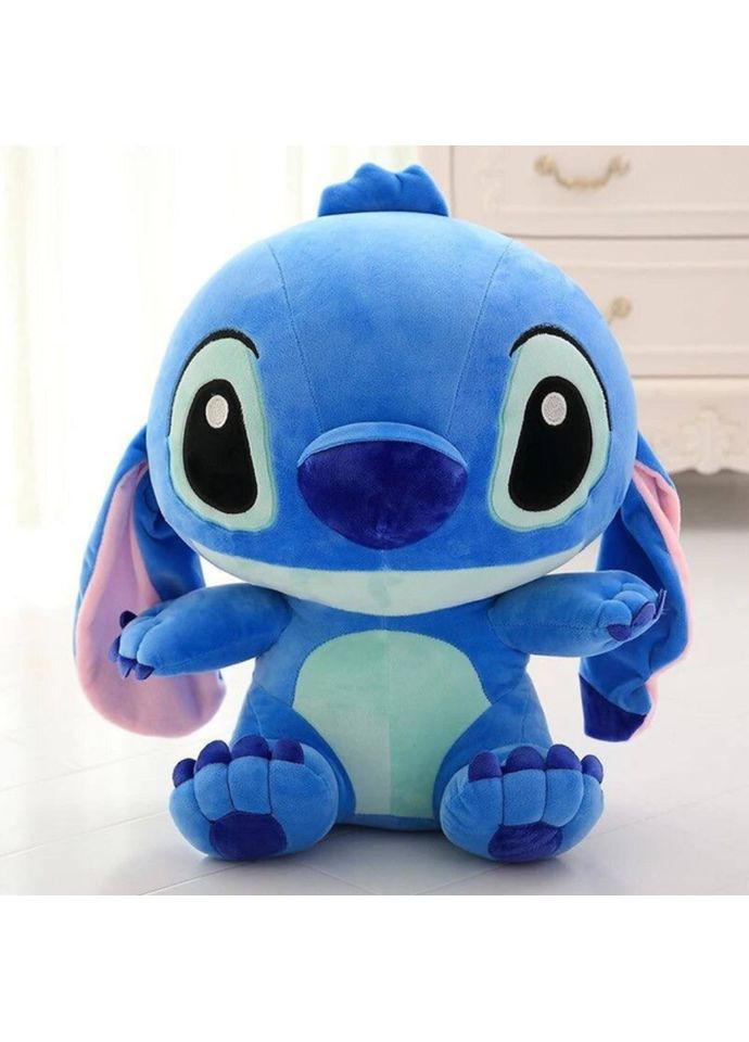 Велика м'яка плюшева іграшка Стич для дітей Синій 45 см VTech (361970709)