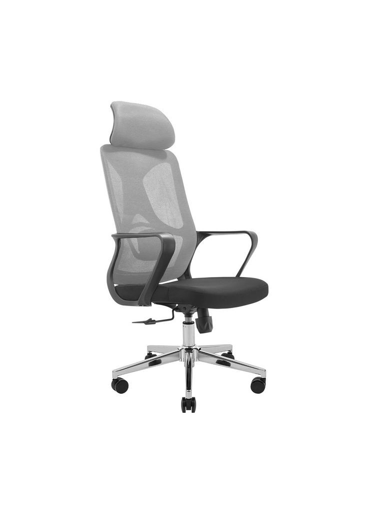 Офисное кресло Монеро Хром M-1 Сетка черная + сетка серая (m438486) Richman Монеро Хром M-1 (Tilt) Сітка чорна + сітка сіра (366565390)