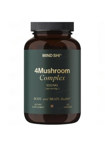 Комплекс грибів 4Mushroom Complex 1000 мг 60 вег капс Mind Shi (351863339)
