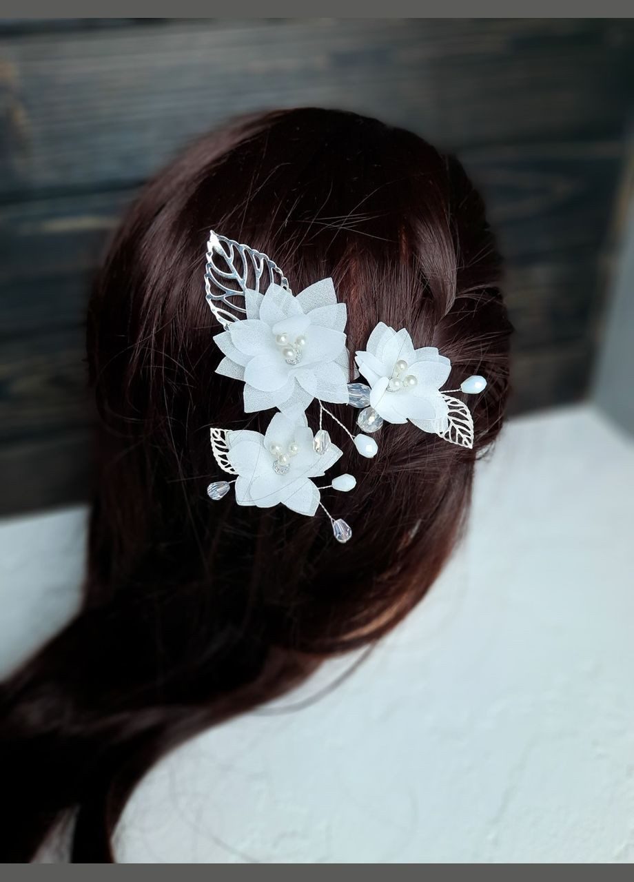 3 шт Весільні шпильки в зачіску з квітами No Brand (331177216)