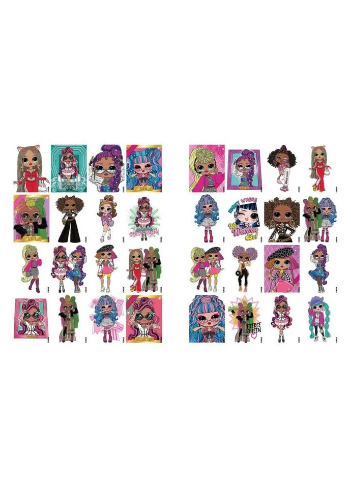 Дитяча книга-розмальовка "L.O.L O.M.G. Queens 2" LCB15 зі стікерами Toysi (389398558)