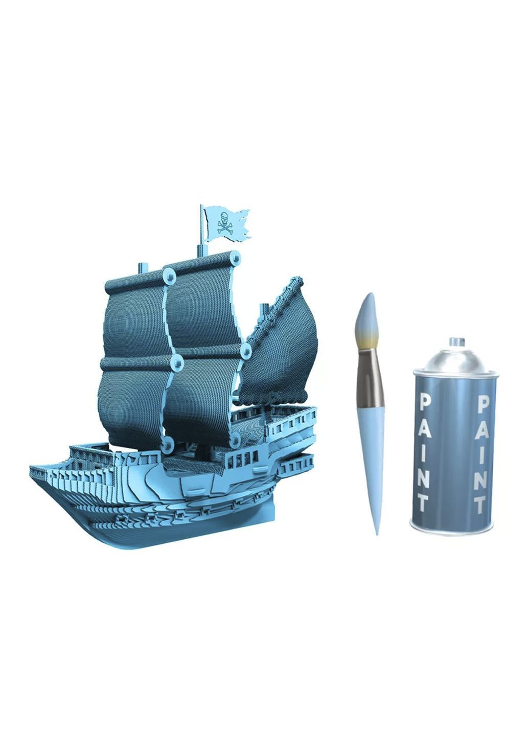 Картонный конструктор 3D Puzzle PIRATE SHIP цвет разноцветный CB-00289957 Cartonic (371948658)