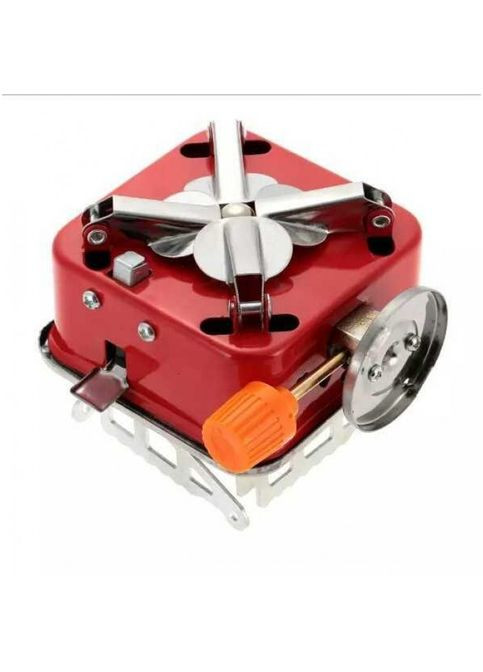 Портативна газова плита під балон K-202 Газовий пальник примус туристичний без балону Kronos (302367405)