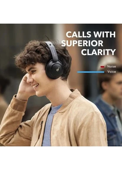 Беспроводные наушники с активным шумоподавлением и Hi-Res звуком SoundCore Life Q30 Anker (391478284)