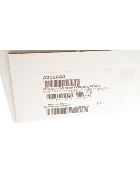 Пружина (задняя) Citroen C4 1.6HDi/THP/VTi/2.0BlueHDi 13-(вен)/Peugeot 3008 1.2-1.6THP 16- (S 4215644 (opt-om) Lesjofors (345760230)