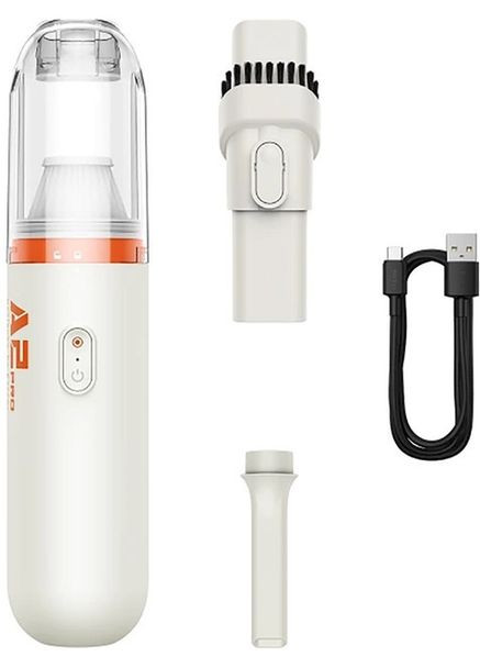 Автомобільний пилосос A2 Pro Car Vacuum Cleaner бездротовий білий Baseus (299374407)