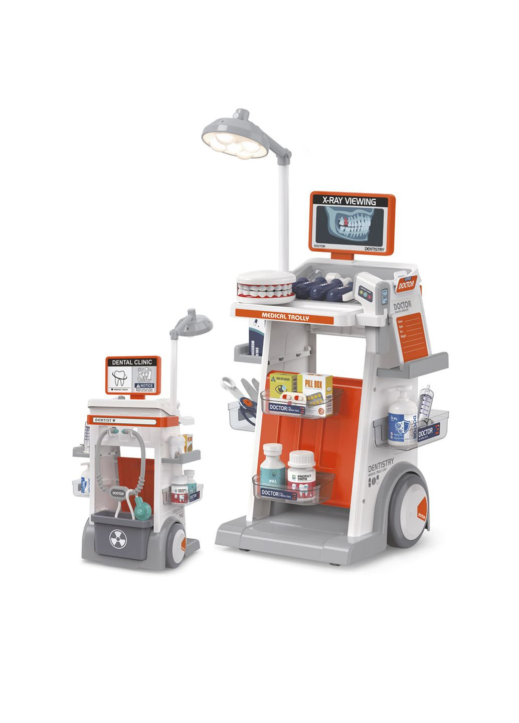 Ігровий набір "Лікар-стоматолог" на візку колір різнокольоровий CB-00283566 Limo Toy (353687235)