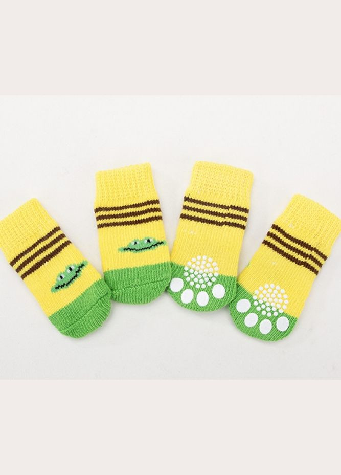 Шкарпетки для котів Pet Style "Жабки" Жовті 3 No Brand - (323236852)