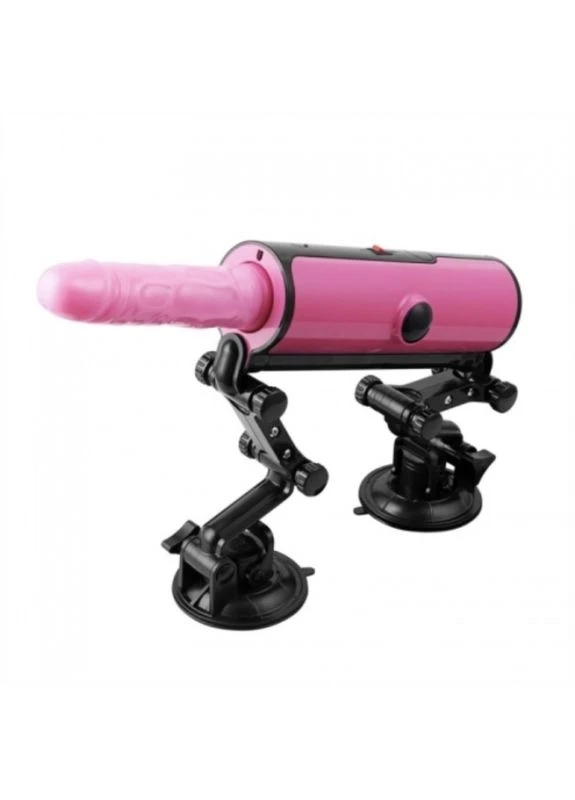 Cекс-машина рожева Double Suction Wireless Fucking Machine Bdsm4u (393809791)