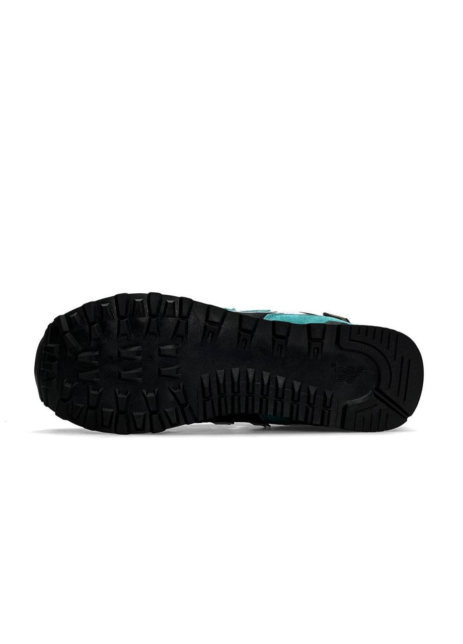 Чорні Осінні кросівки чоловічі, вьетнам New Balance 574 TP2 Black Turquoise