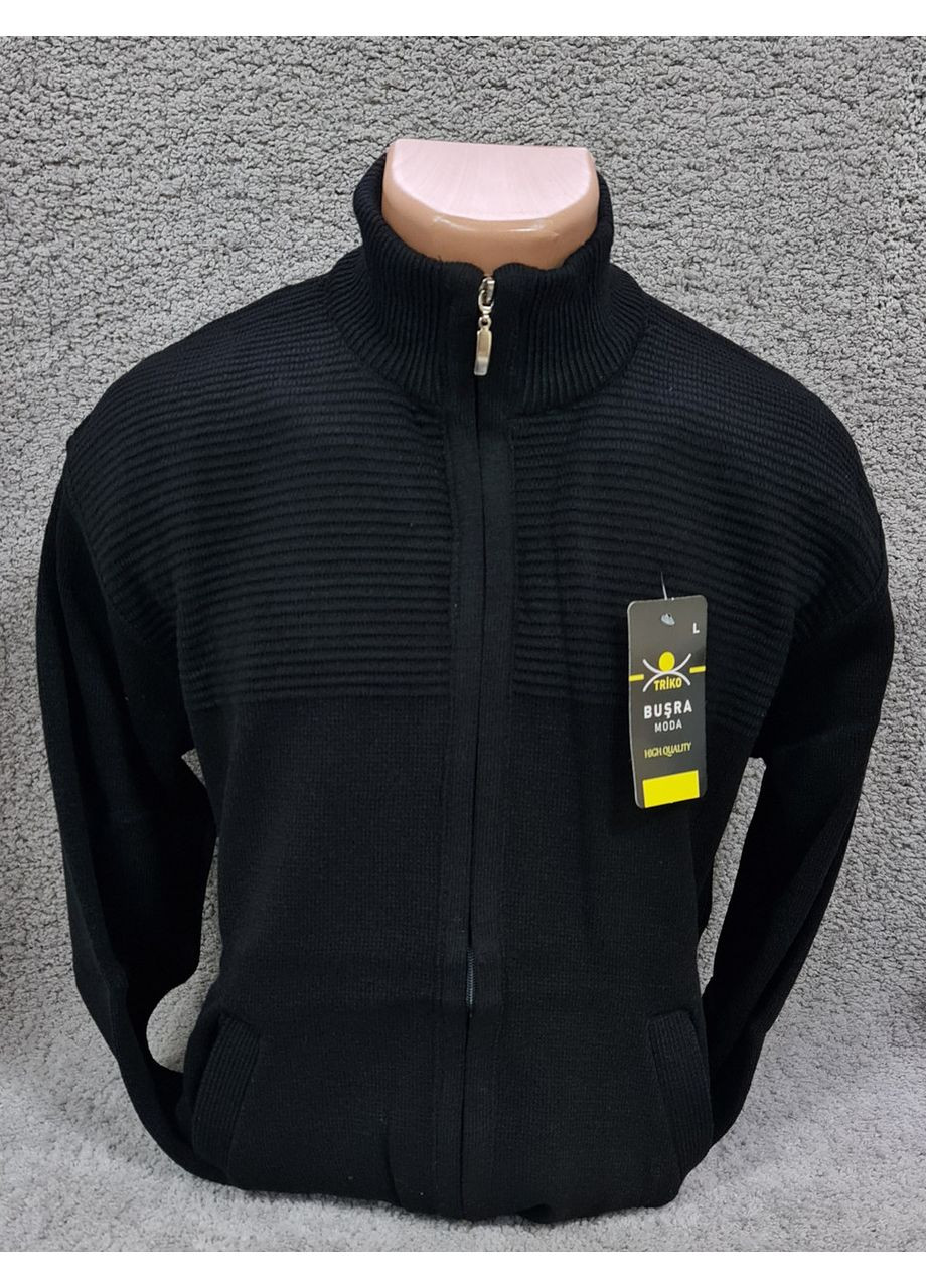 Черный зимний кардиган Triko