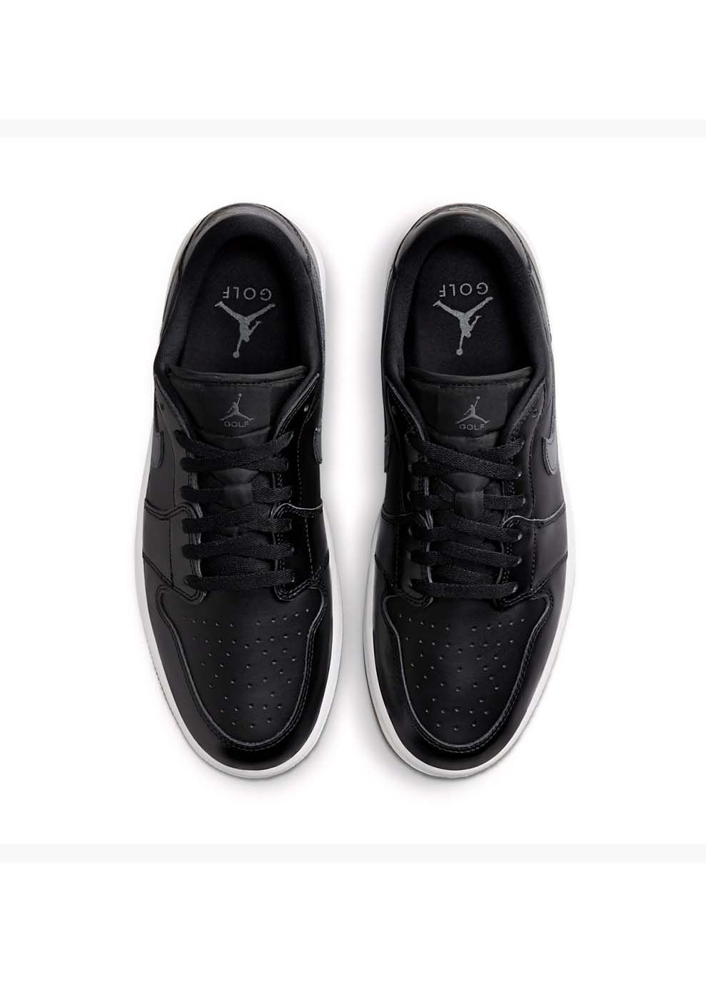 Чорні Осінні чоловічі кросівки air jordan 1 low g чорний Nike