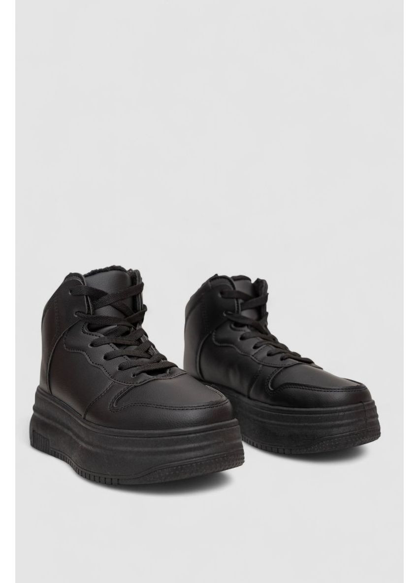 Кроссовки женские зимние на меху,, 248RAM01 Ager чёрные всесезоны (367073987)