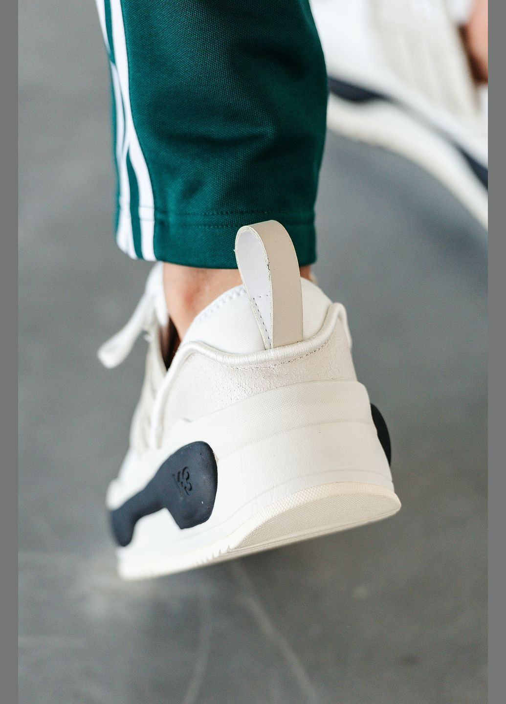 Білі Осінні кросівки чоловічі adidas y-3 rivalry white black | адідас у-3 рівару білі чорні No Brand