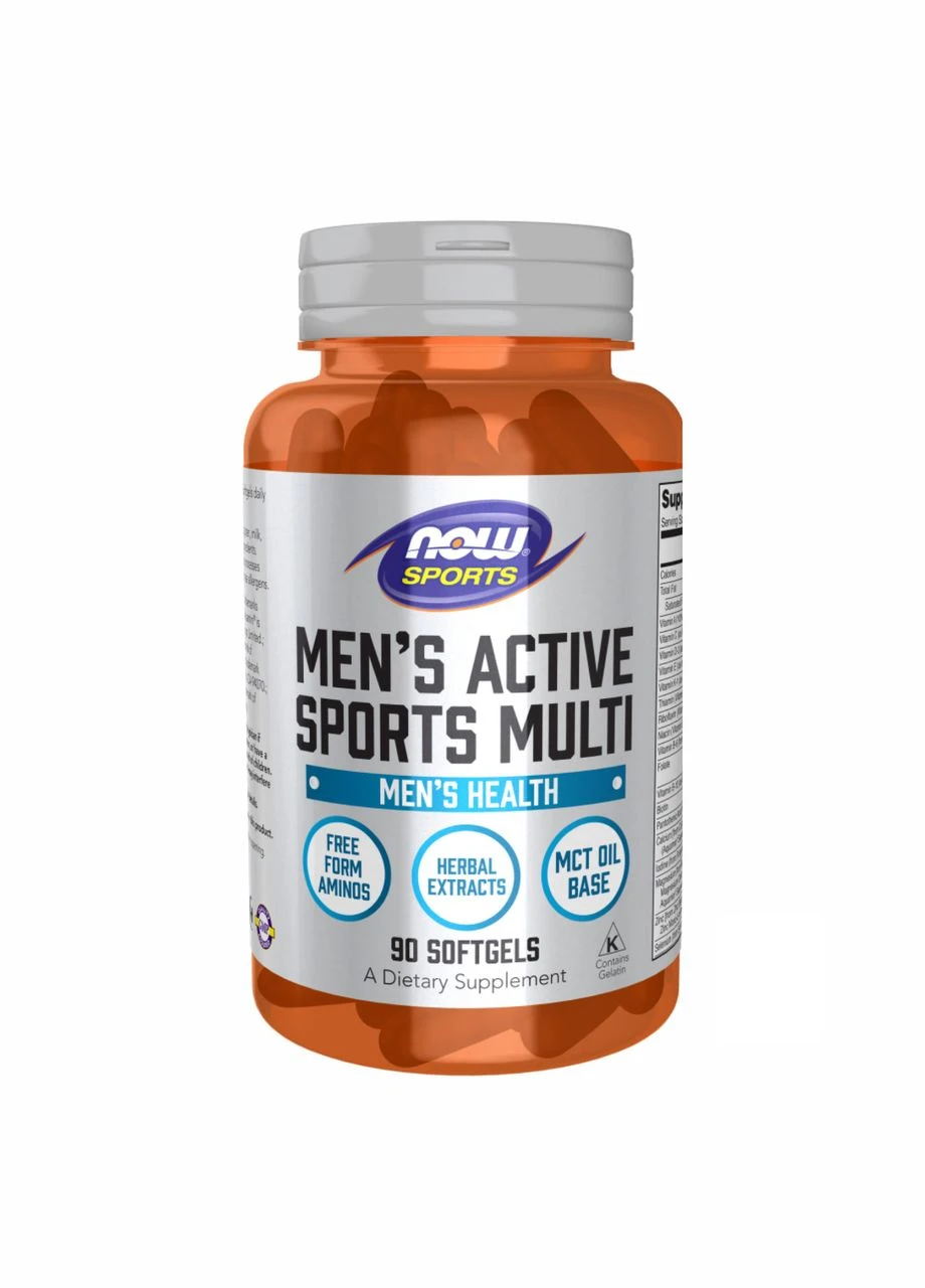 Men's Active Sports Multi 180 Softgels Now Foods (296785449)