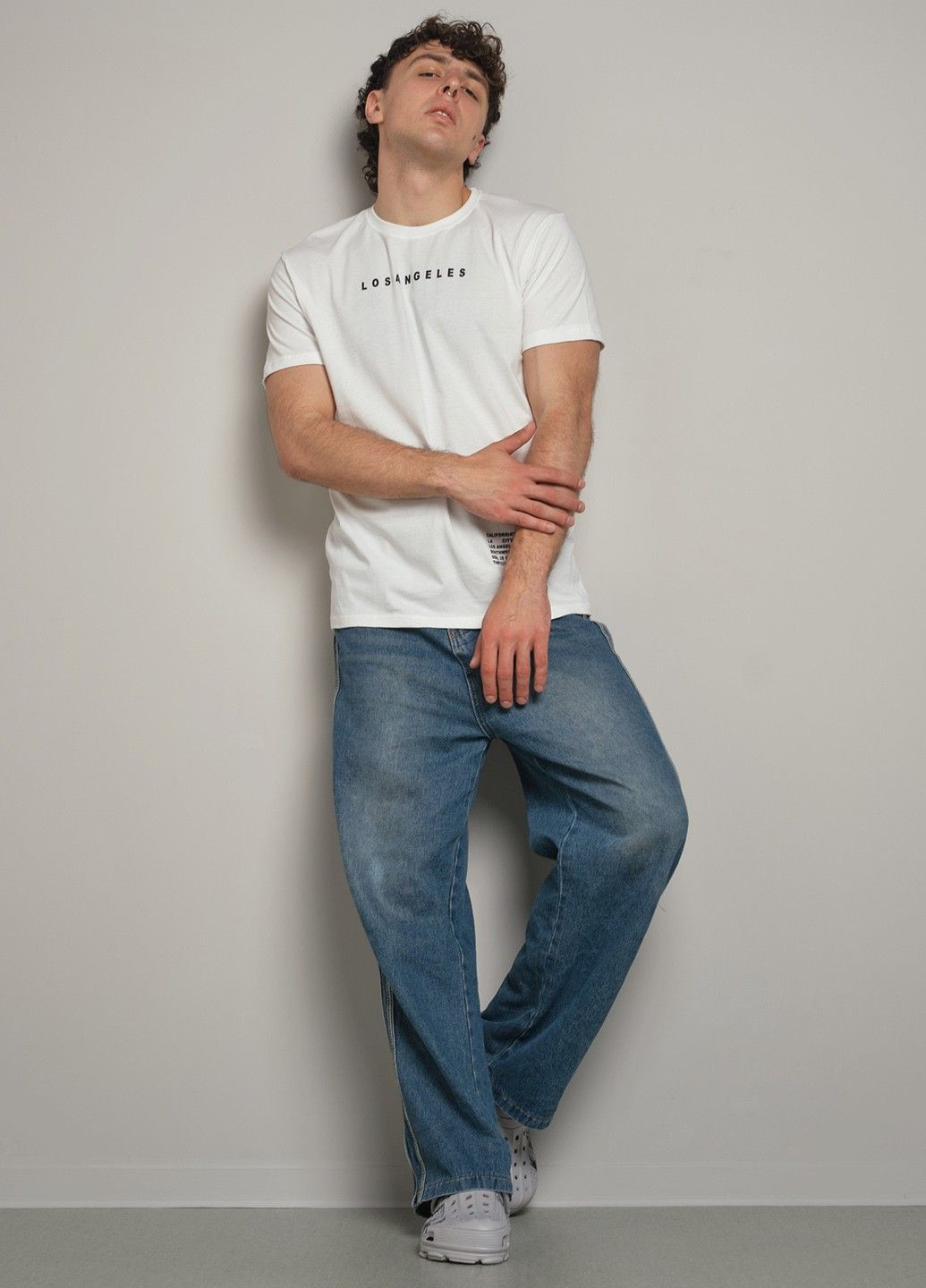 Белая футболка мужская 343808 Power