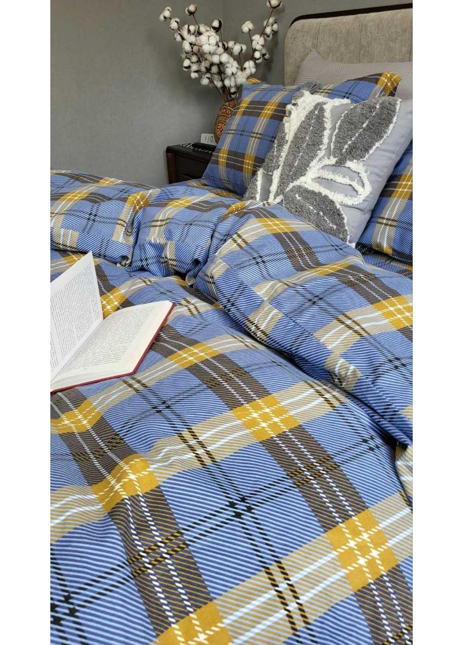 Постельное белье Виваро, фланель(байка) Полуторный размер, наволочки 70/70 No Brand (364215437)