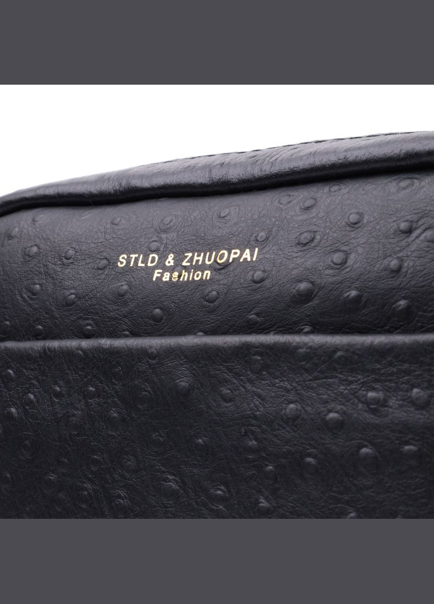 Сумка через плече жіноча шкіряна 22659 Чорний Vintage (302008122)