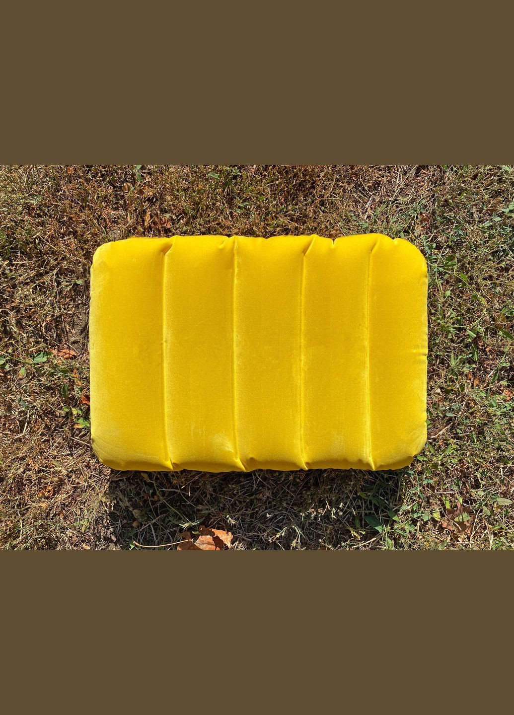 Надувная туристическая походная подушка для головы и шеи Компактная надувная подушка Intex (309041940)