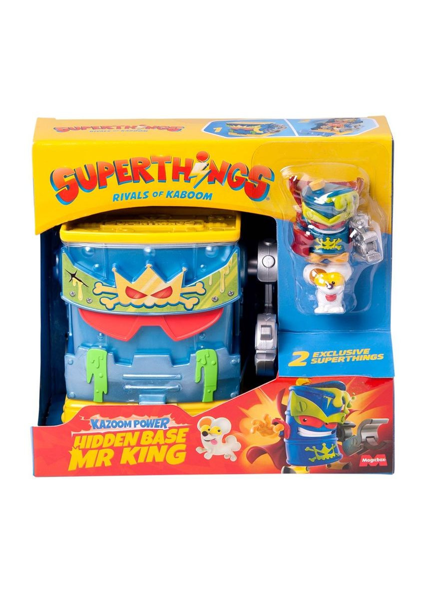 Игровой набор серии Kazoom Power - Скрытая база Мистера Кинга SuperThings (370034626)
