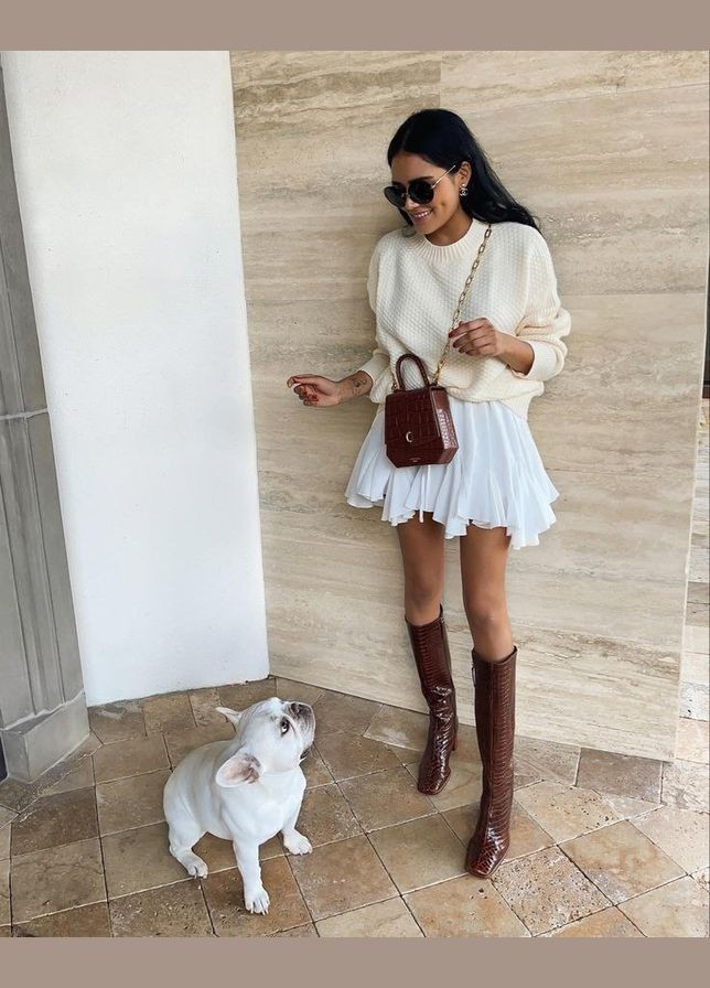 Белая юбка No Brand