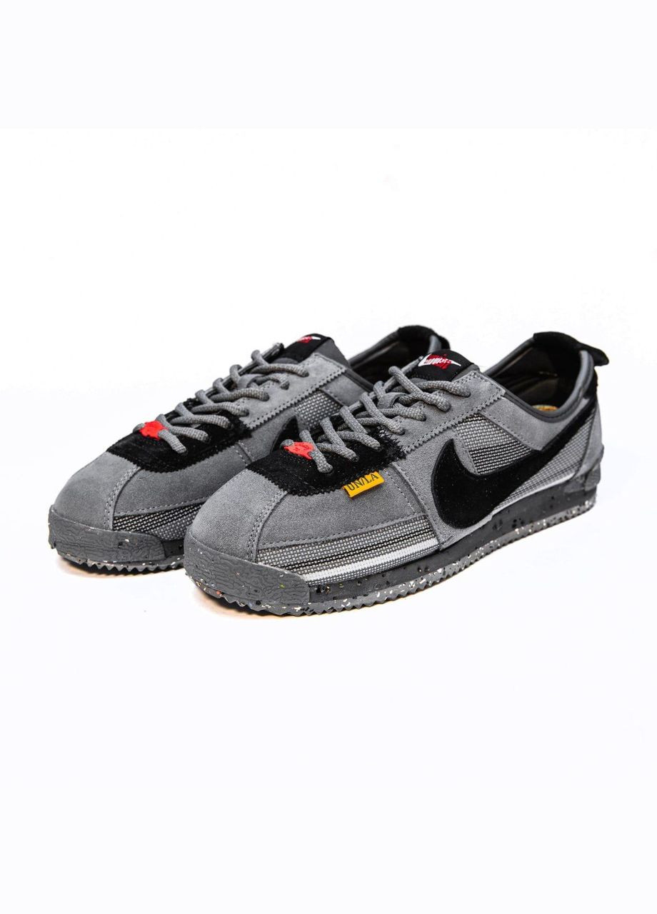 Темно-сірі чоловічі кросівки No Brand Nike Cortez x Union L.A
