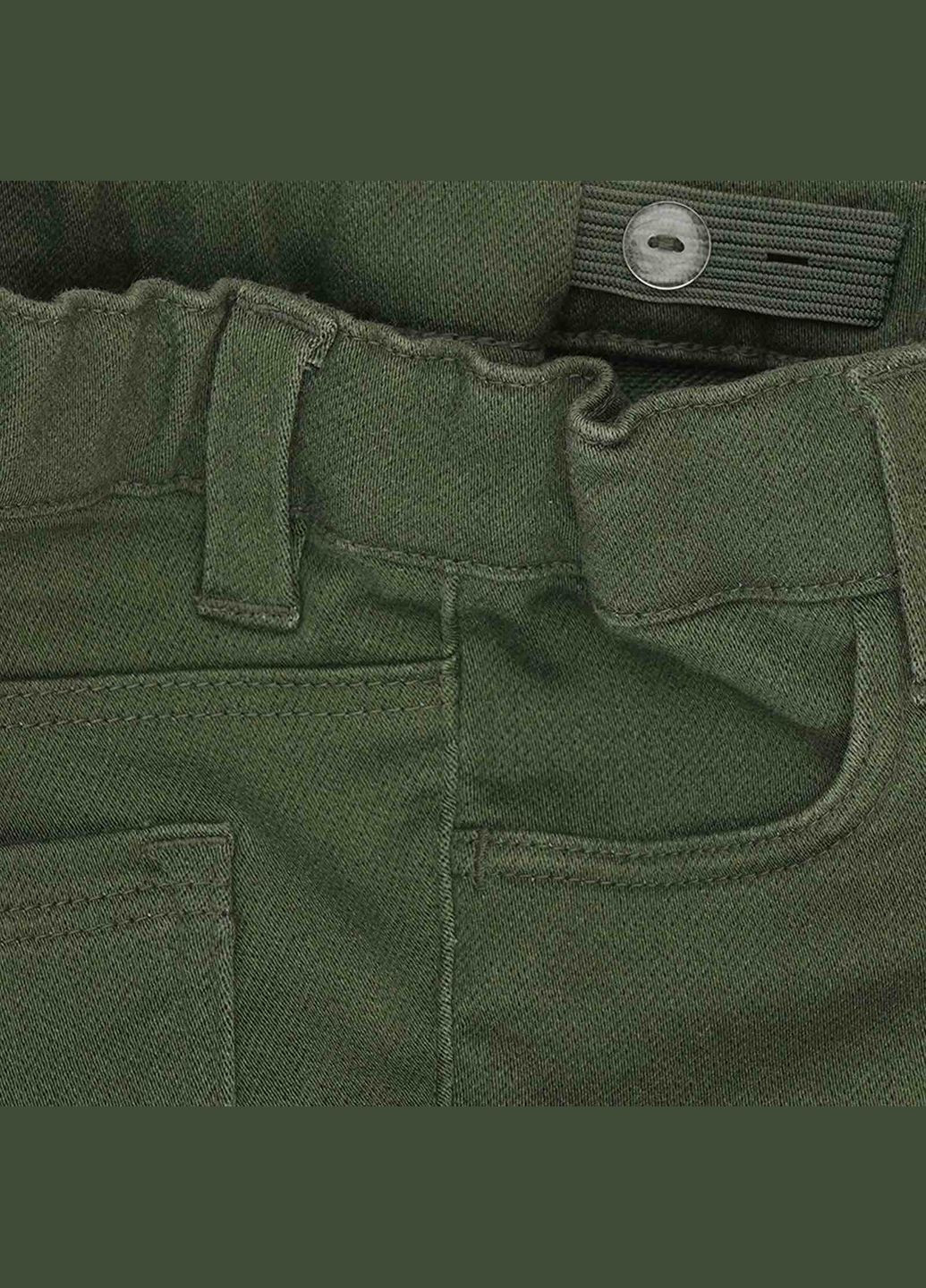 Зеленые демисезонные джинсы H&M