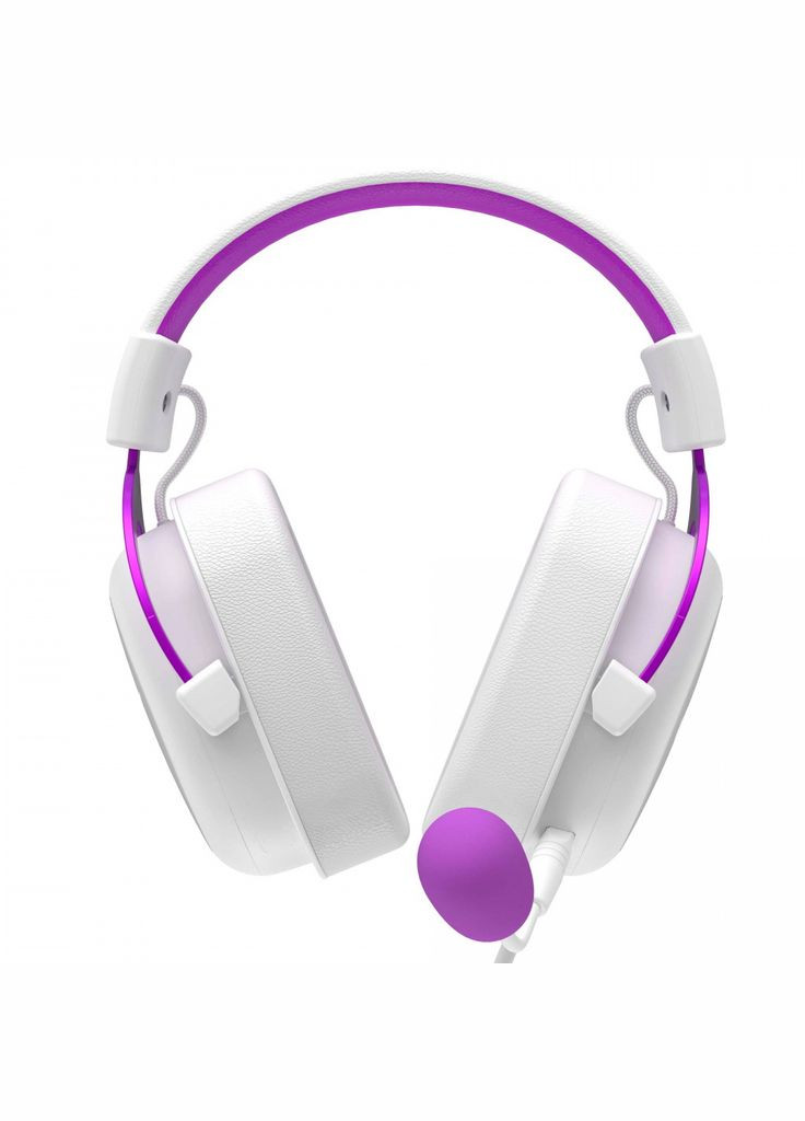 Игровые наушники с микрофоном HVH2002D White/Purple Havit 27829 (282313596)