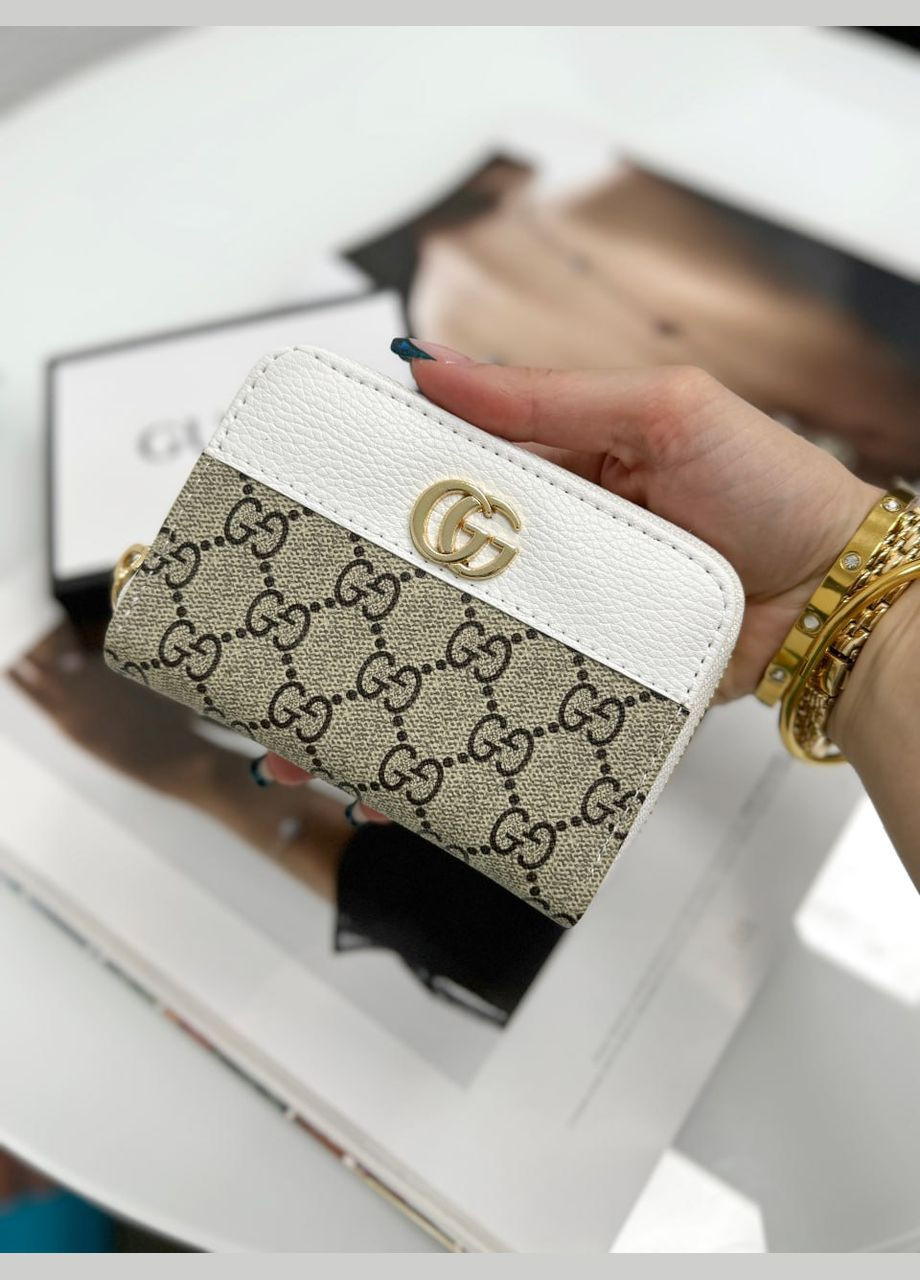 Кошелек Гучи мини LUX белый No Brand (317627525)