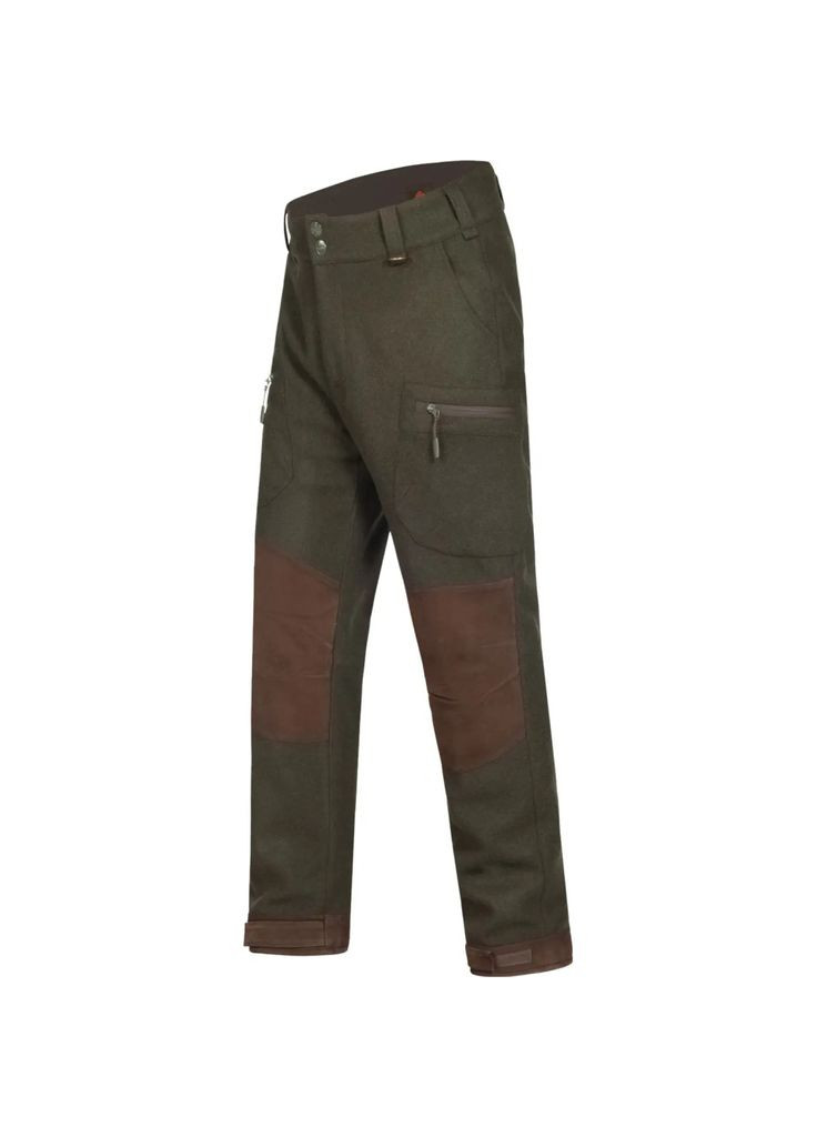 Оливковые демисезонные брюки Hallyard