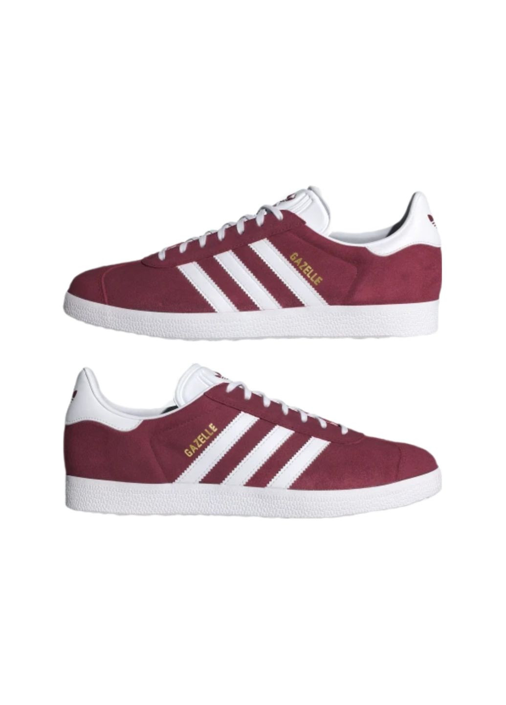Бордові всесезон кросівки gazelle - 38.5 adidas