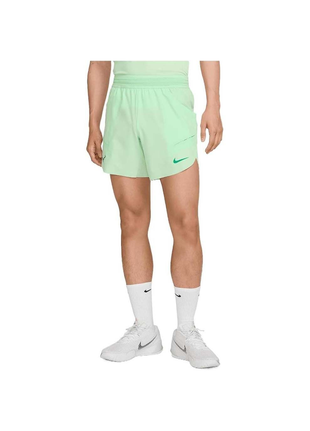 Мужские Шорты RAFA MNK DFADV SHORT 7IN Светло-зеленый Nike (367596380)