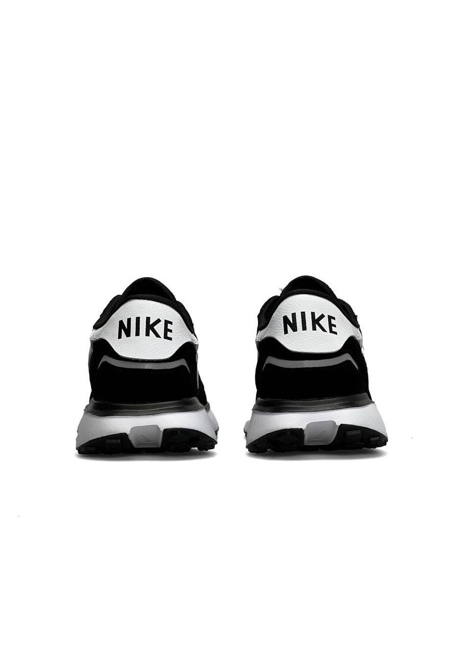 Чорно-білі Осінні кросівки чоловічі No Brand