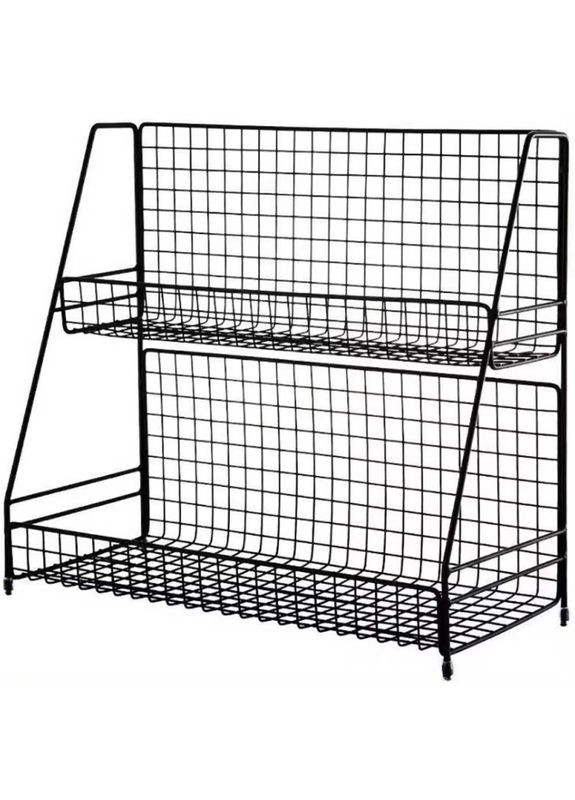 Двухъярусная полка Raum 30 х 15.5 х 34 Black (RG-025b) Ringel (322910094)