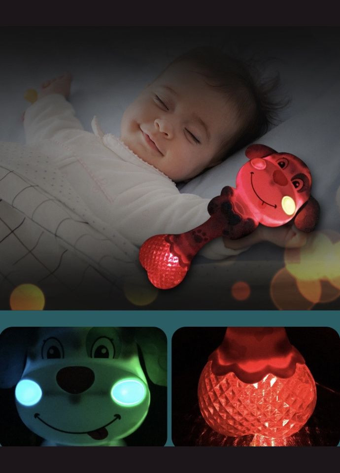 Музичне брязкальце Песик 669А Рожевий Fun Game (327217375)