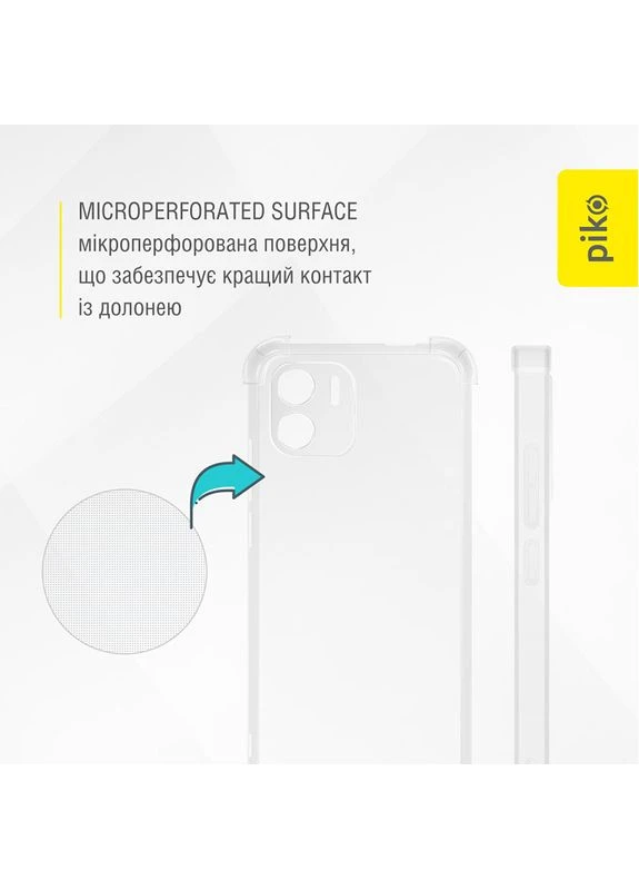 Чехол Shockproof для Xiaomi Redmi A2 Transparent (1283126587825) Piko (399512735)